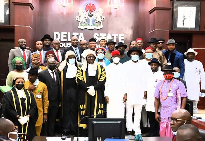 Delta Assembly: Okowa presents N469.5bn Budget for 2022
